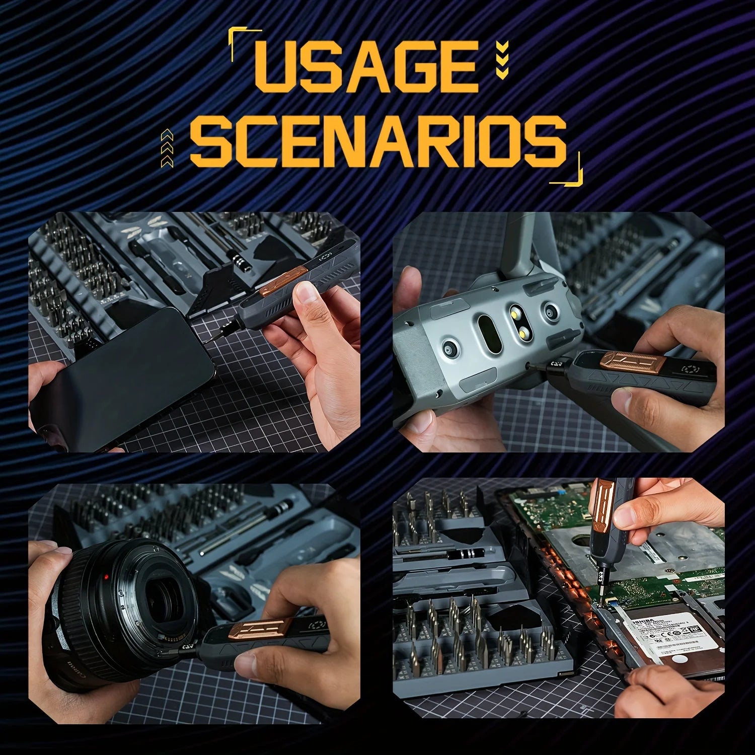 180-in-1 Precision Screwdriver Set for Phones, PCs & Glasses