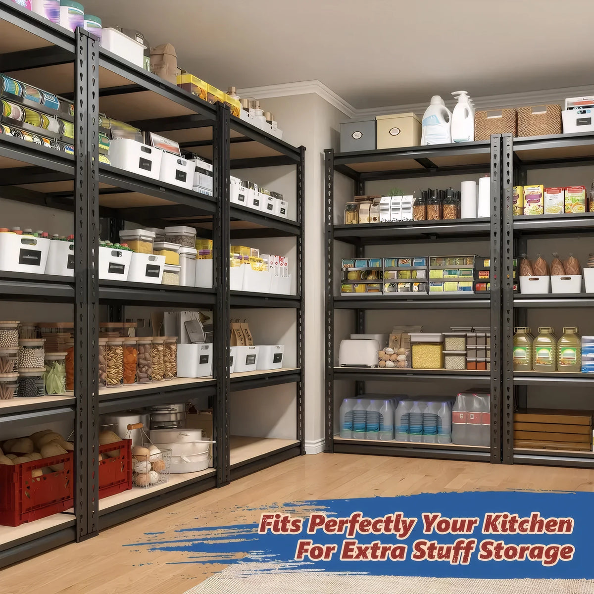 Heavy Duty Garage Shelving Storage Shelves 2000LBS Capacity