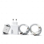 100W USB-C Fast Charger with 1m, 1.5m or 2m Cable – 6