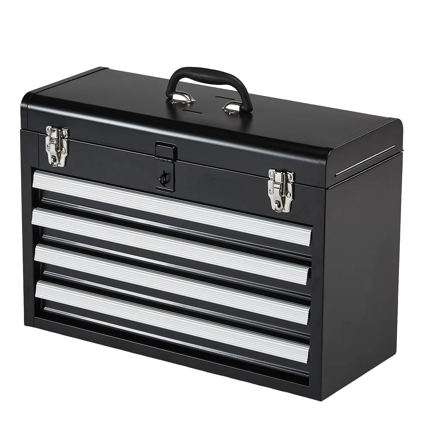 20.5 Inch Metal Tool Box with 4 Drawers