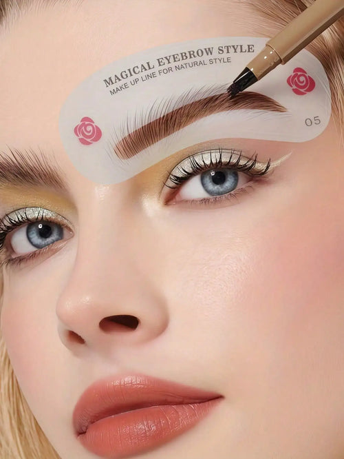 24pcs Eyebrow Shaping Stencils Kit for Women