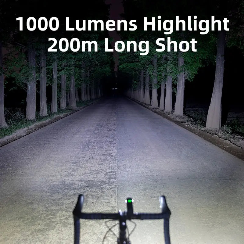 1000 Lumen USB Rechargeable Bike Headlight for MTB and Road – 5