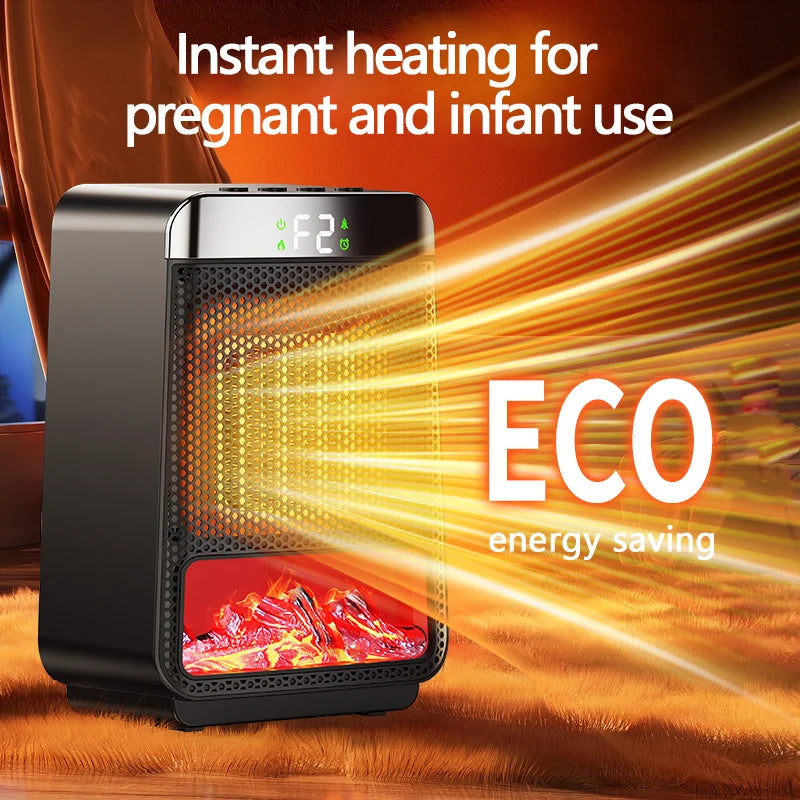 Portable Electric Ceramic Space Heater for Desk, Office & Home