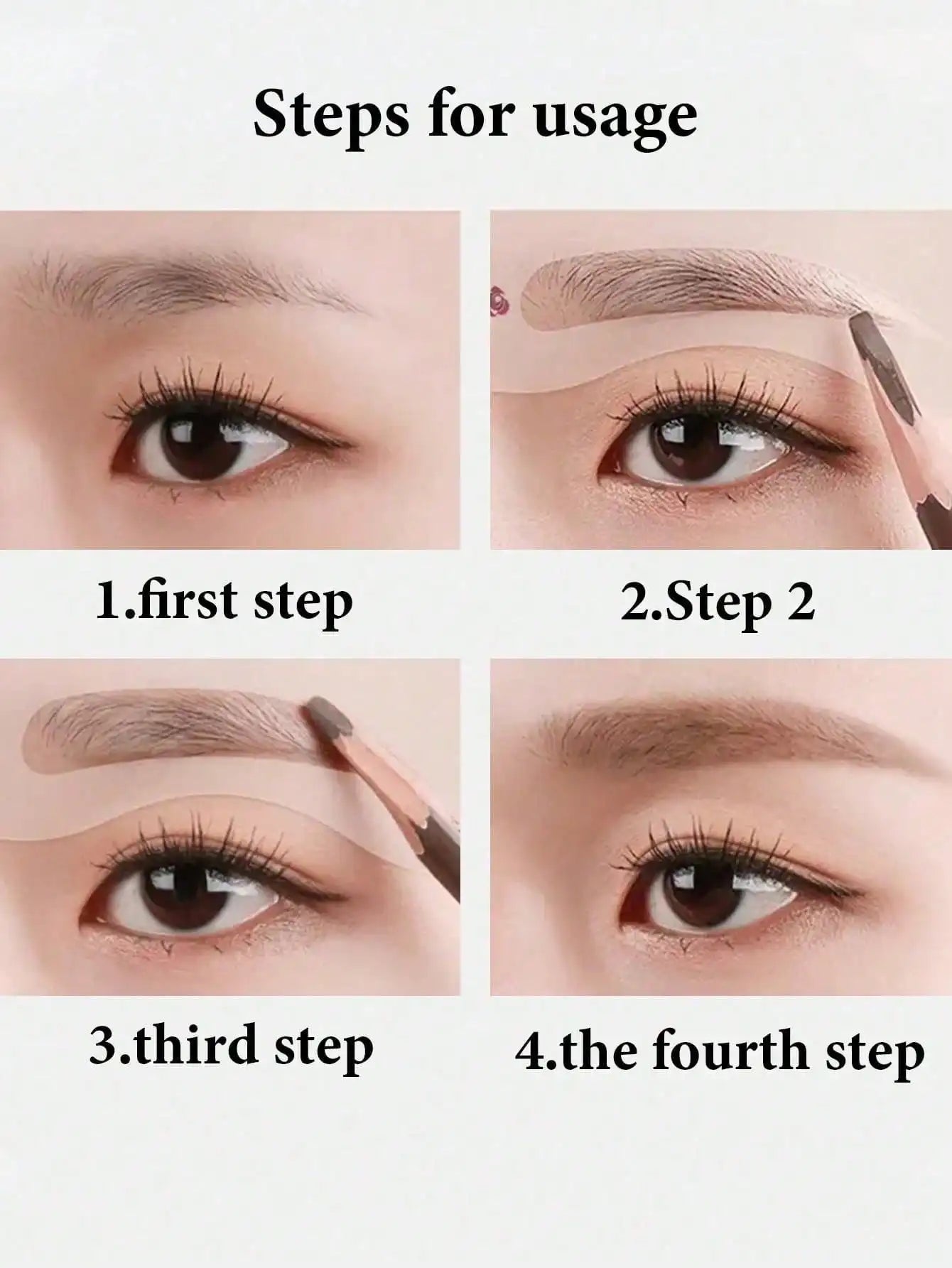 24pcs Eyebrow Shaping Stencils Kit for Women