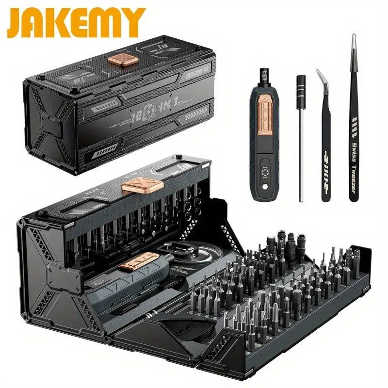 180-in-1 Precision Screwdriver Set for Phones, PCs & Glasses
