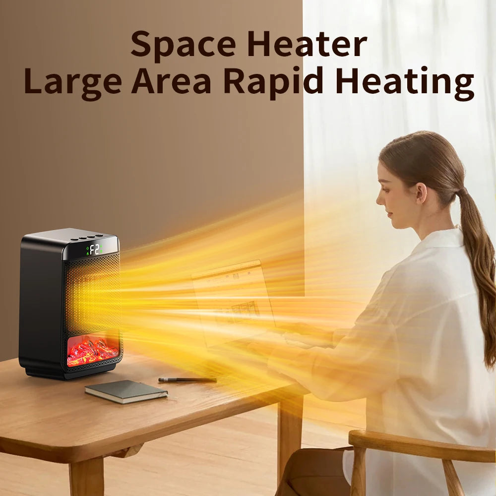 Portable Electric Ceramic Space Heater for Desk, Office & Home – 5